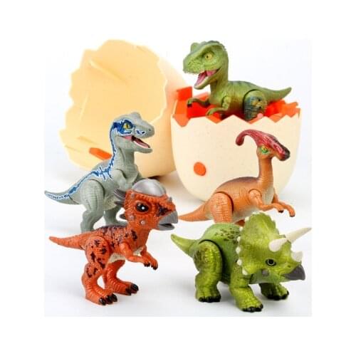 Jurassic Park Touch dinosaur eggs hatch-dinosaur tyrannosaurus rex movable simulation animal model children gift baby toys