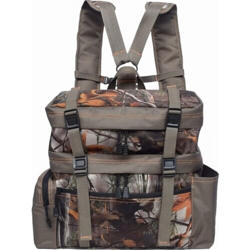 2-In-1 Outdoor Hunting Vest Pack Backpack Waterproof Hunting Bag for Outdoor Sport Hiking Camping