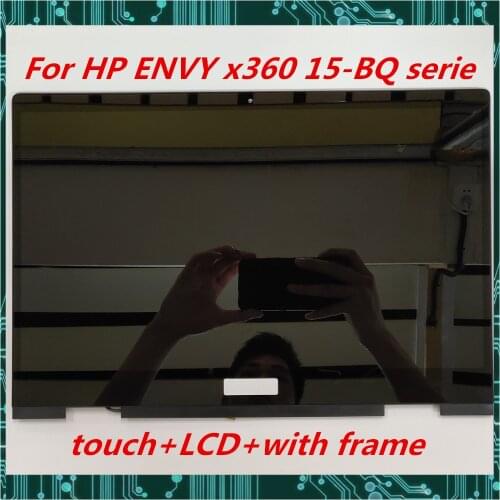 15.6" For HP ENVY X360 15-bq series LCD Touch screen assembly B156HAN02.2 LP156WF9 SP L1 1920*1080 FHD Fully Tested