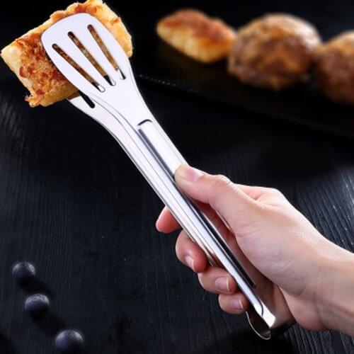 Stainless Steel Anti-Scald Barbecue Salad Food Clip BBQ Baking Tongs Kitchen Tools Grill Tools Cooking Food Clip Clamp 2065