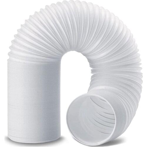 Air Conditioner Hose 5Inch Diameter,AC Exhaust Hose Anti-Clockwise Thread Up to 80Inch Length Air Conditioner Parts