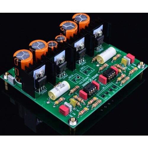 GZLOZONE Assembeld DUAL-RIAA MM Phono Turntable Preamplifier board MM LP amp DIY L3-38