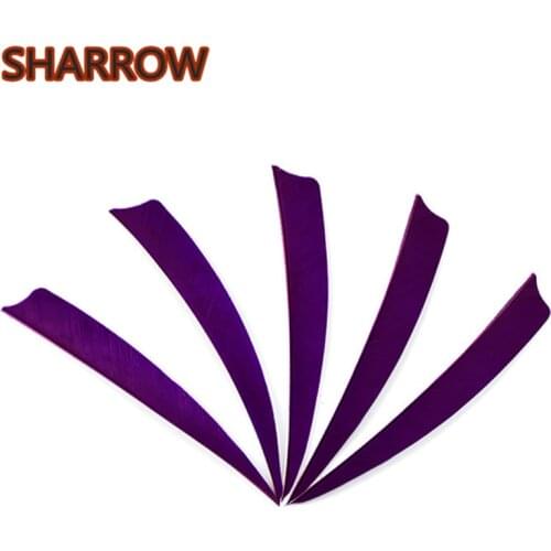 50Pcs Archery Arrow Feather 5" Arrow Turkey Feather Fletching Natural Right Wings Arrow DIY Tools Practice Shooting Accessories