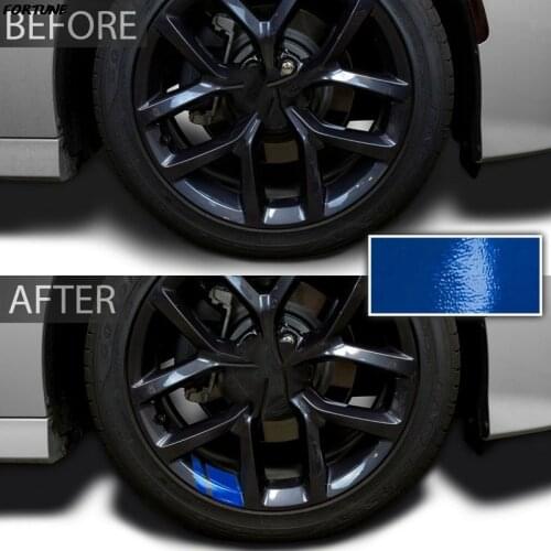 6pcs/set Car Wheel Rim Reflective Vinyl Stickers For Size 16" - 21" Racing Wheel Hub Decals Mark Stripe For Car Styling Decor