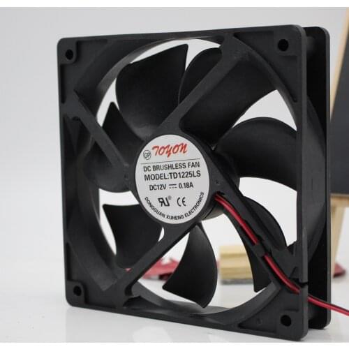 TD1225LS 12V 0.18A 12CM 12025 120*120*25MM cooling fan