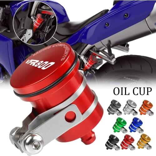 Universal Motorcycle Brake Fluid Reservoir Clutch Tank Oil Fluid Cup FOR HONDA VFR800 FIWI VTEC 1998 1999 2000 2001 2002-2008