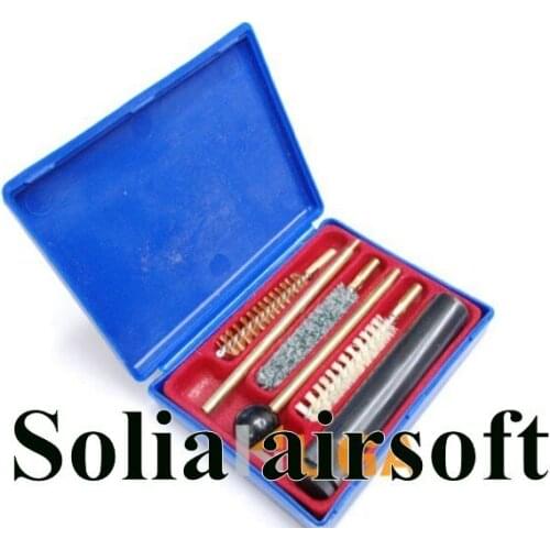 Universal Cleaning Kit 38/375/9 mm For Rifle Pistol Shotgun clean brush tool set With Durable Plastic Storage Case