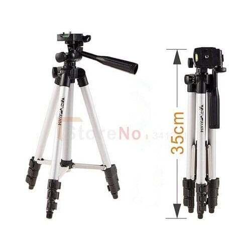 High Quality TF-3110 Tripod stand With 3-Way Head Tripod + Bag for 1/4 Scerw D7000 D3100 D3200 DSLS Camera