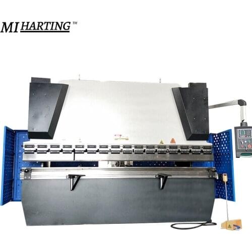 WC67K-40T/2500 Small Size Sheet Metal CNC Hydraulic Double Servo Motors Bending Bender Press Brake With Controller