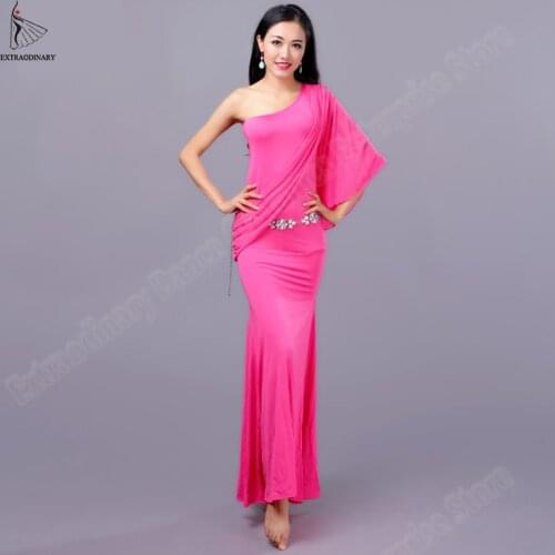 Sexy Oriental Dance Performance Set Dress Carnival Women Belly Dancing Costume Girls Bellydance Skirt 4 Colors