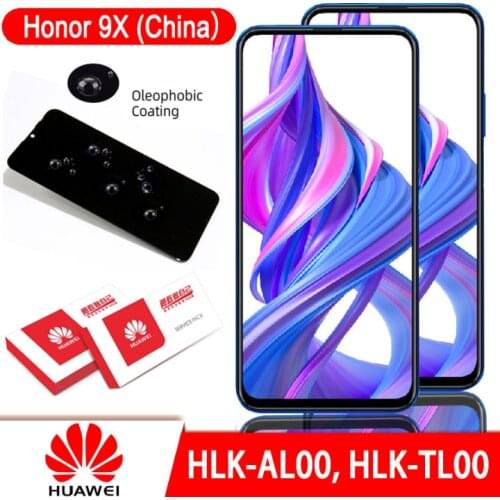 Original 6.59'' LCD + frame for Huawei Honor 9X China Edition HLK-AL00, HLK-TL00 Display Touch Screen Digitizer Assembly