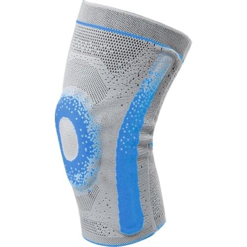 1 Pcs Sports Fitness Running Knee Pads Brace Support Patella Protection Silicone Pain Relief Spring Kneepads Protector