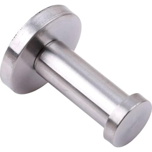 1Pc Durable Fashion Stainless Steel Wall Hooks Towel Wall Hook Bathroom Kitchen Closets Bathroom Shower Strong Tools