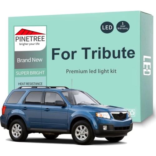 12Pcs Car Led Interior Light Kit For Mazda Tribute 2001-2011 Dome Map Light Canbus No Error