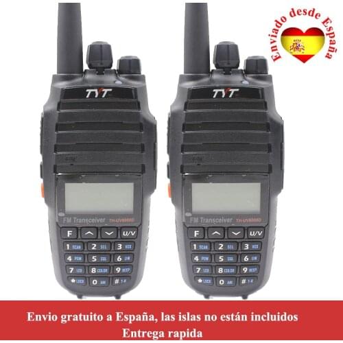 2PCS/Lot TYT TH-UV8000D 10W Dual band VHF UHF Radio with 3600mAh Battery Walkie Talkie UV8000D Two Way Radio