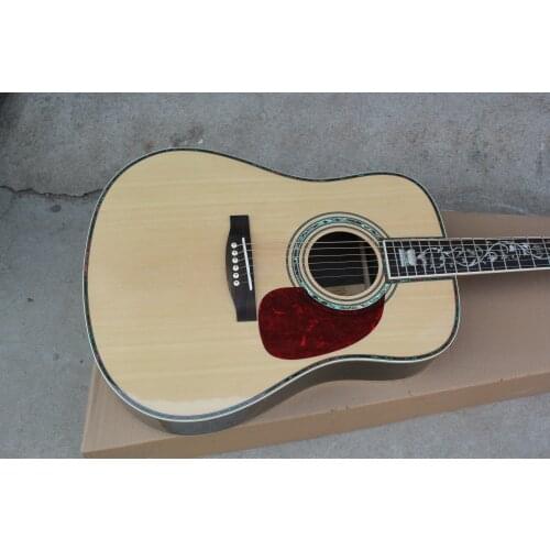D type 45 model 41"acoustic Electric guitar life tree inlay fret solid spruce wood top guitar with EQ Free shipping 8pai