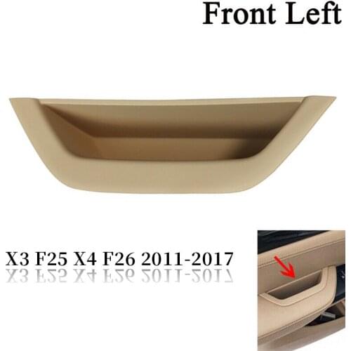 Car Auto Interior Inner Door Handle Pull Trim Compatible For-Bmw F25 F26 X3 X4 2011-2017, Front Left Side