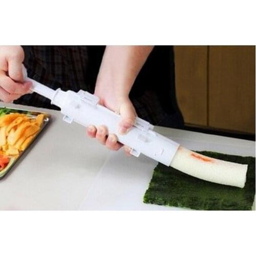 Quick Diy Sushi Maker Set Machine Rice Mold Bazooka Roller Kit Vegetable Meat Rolling Tool DIY Kitchen Tools Gadgets Accessories