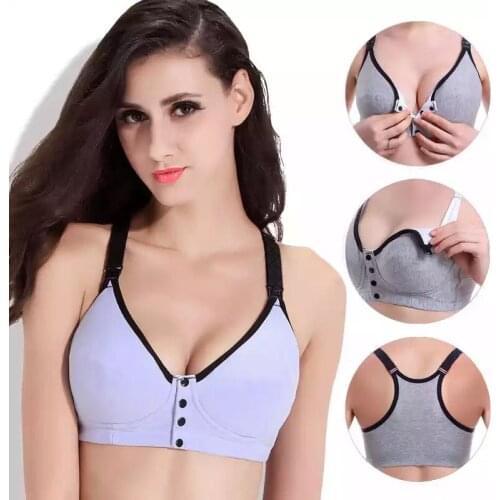 Cotton Maternity Nursing Bras Set Pregnant Breastfeeding Pregnancy Women Underwear Breast Feeding Bra Soutien Gorge Allaitement