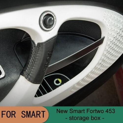 Car Door Handles Covers carbon fiber Modification accessories for new smart 453 fortwo forfour Car decoration styling Sticker
