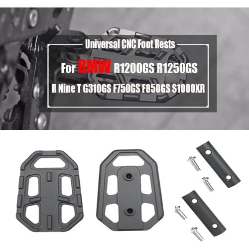 For BMW R1200GS R1250GS LC G310GS 2013-2020 R Nine T Scrambler S1000XR Foot Controls Foot Peg Pedal Footrest Extension Footpegs