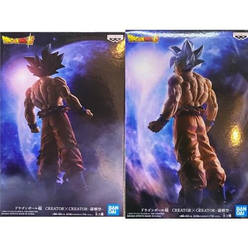 Original Banpresto D B Super CREATOR×CREATOR CC Goku Ultra Instinct Action Figures Collection Model Toys Figurals Brinquedos