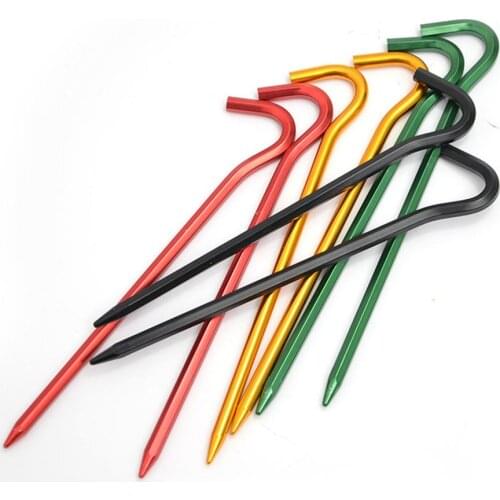 Tent Peg Outdoor Camping Trip Tent Nails Ground Nails Screw Nail Stakes Pegs Plastic Sand Pegs Trip Beach Tent Stakes Pegs