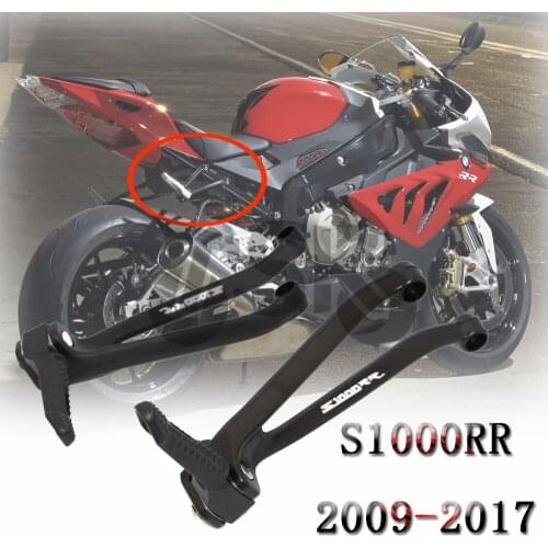 LOGO!!!For Motorcycle BMW S 1000 S1000 S1000R S1000RR 2009-2017 Foot pedal black