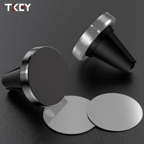 Mobile Phone Magnetic Holder Air Outlet Metal Magnet Stand Mount in Car for iPhone 12 Pro 11 XS Huawei Mate40 Pro OPPO Reno6