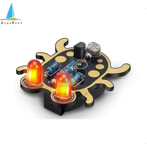 Beginner Learn to Solder Fun Kit Weevil Eye Electronic Diy Kit