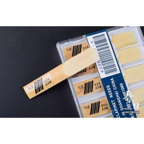 New MFC 10 Pcs Good Quality Clarinet Reeds Accessories Musical Instruments Clarinet Reeds Case Parts Accessories 2.5
