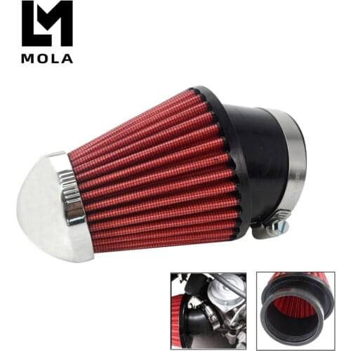 Professional Motorcycles Mushroom Head Air Intake Filter Cleaner 62mm RED AIT23