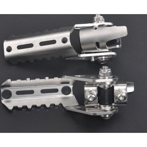 Front Pegs For BMW R1200GS LC 2013-2018 Highway Front Foot Pegs Folding Footrest For Pipes Triumph Tiger Explorer Clamps 22-25mm