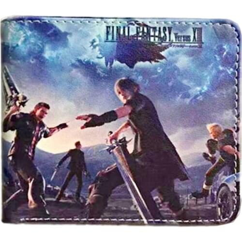Cute Cartoon F F XIII Wallet Fashion PU Leather Purse Cosplay Short Wallets Gift