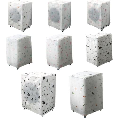 Waterproof Washing Machine Cover Thickened Sunscreen Dust Cover Household Automatic Pulsator Drum Washing Machine Cover