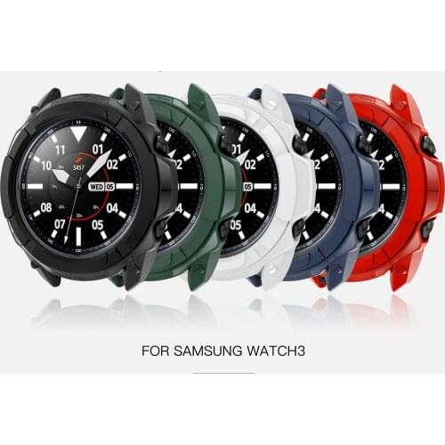 Protective Cover Case For Samsung Galaxy Watch 3 41/45mm Protector Bumper For Galaxy Watch3 Shell Case Smart Watch Accessories