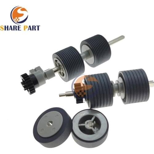 1X PA03575-K011 PA03575-K012 PA03575-K013 Pick Roller Set Brake Roller Separator Roller Tire Rubber for Fujitsu fi-6400 fi-6800