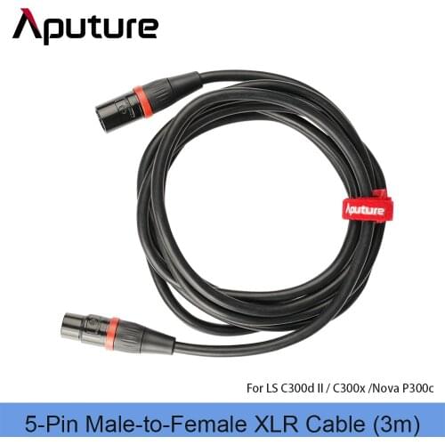 Aputure 5 Pin Male to Male XLR Connecting Cable for LS C300d II