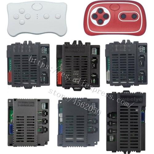 Weelye Childrens Electric Toy Car 2.4G Bluetooth Remote Control, 12V Receiver Box with Slow Start Function Transmitter