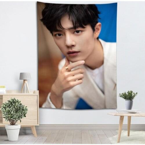 Idol Sean Xiao Tapestry Wall Hanging Decor Wall Cloth Tapestries Home Decoration Accessories Psychedelic Carpet Decorative 2.25