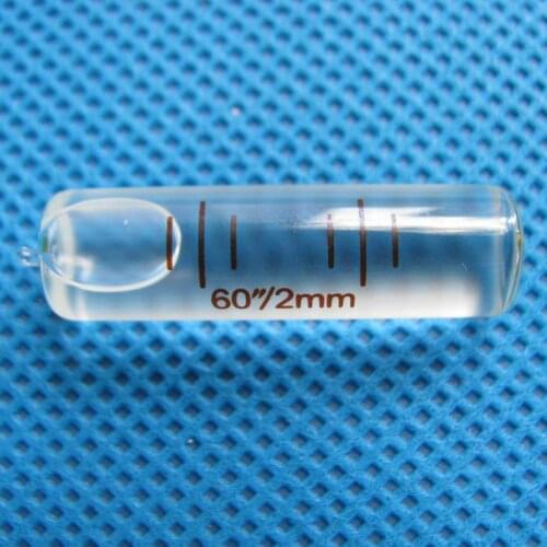 HACCURY 9*33mm 60"/2mm Precision level Glass Tubular Bubble level circular Total Station blisters