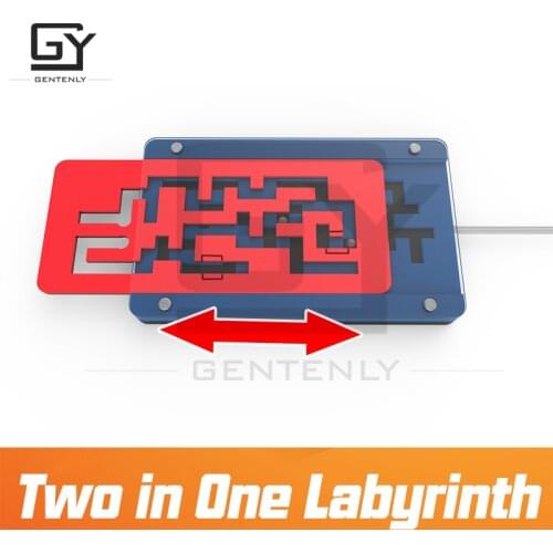 Room escape game Two in One Labyrinth escape room puzzle two mazes combined in one Reach to the goal to unlock adventurer game