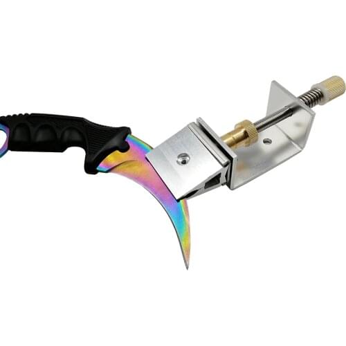 KME Knife sharpener 360 degree Flip Clip for Edge Pro sharpener, Ruixin pro sharpener, Apex system Aluminum alloy