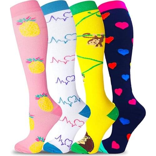 New Compression Socks For Men Women Golfs Tube Best For Athletic Nursing Pregnant Edema Diabetes Varicose Veins Sports Socks
