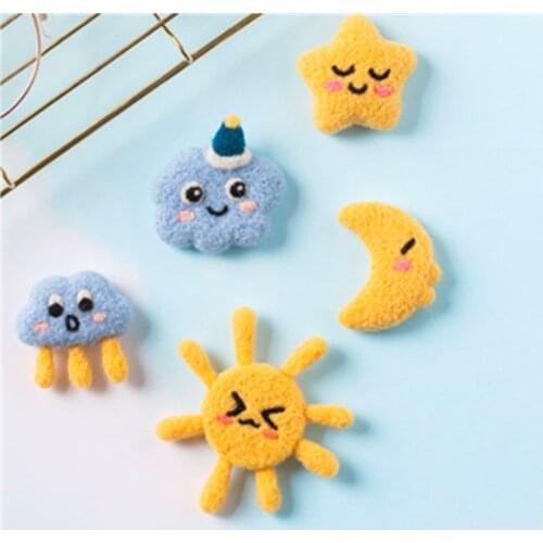 Little cloud wool needlepoint kit wool felt needle felting decoration craft needlecraft DIY handmade