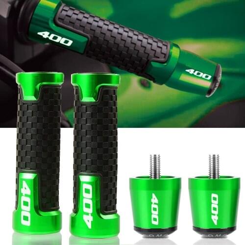 Motorcycle Handlebar Grips Ends Handle Bar Cap End Cap Plug For Kawasaki NINJA400 NINJA 400 Z400 2018 2019 2020 2021 Accessories