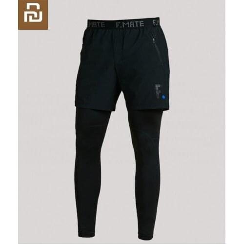 New F.Mate men training tights Shorts two in one man Lightweight and breathable Fitness running pants Sweatpants