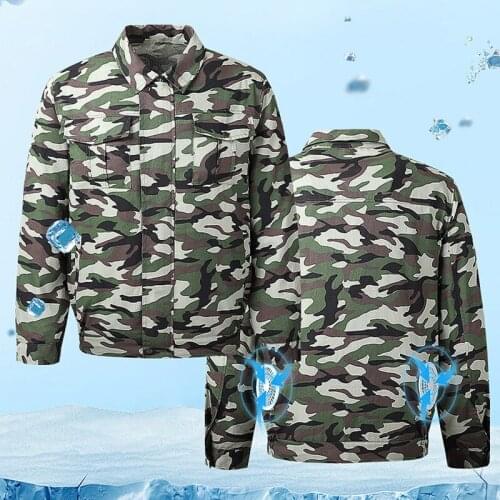 New USB Charging Cooling With Fan Coat Outdoor Sunscreen Jackets Breathable Waistcoat Vest Air-conditioning Casual Clothing