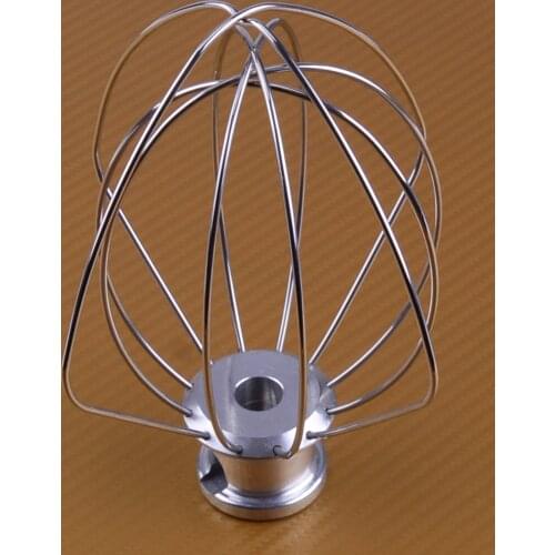 New 304 Stainless Steel Whip Stand 6 Wire Mixer Attachment Fit for Kitchen Aid K45WW WP9704329 KSM150 KSM160 K45 KSM90 KSM100