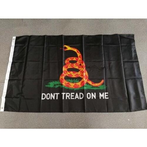 90x150cm dont tread on me Tea Party Rattle Snake gadsden flag